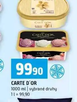 Terno CARTE D'OR 1000 ml vybrané druhy nabídka