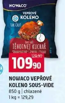 Terno NOWACO VEPŘOVÉ KOLENO SOUS-VIDE 850 g chlazené nabídka