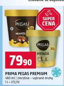 Terno PRIMA PEGAS PREMIUM 460 ml zmrzlina vybrané druhy nabídka