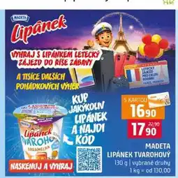 Terno MADETA LIPÁNEK TVAROHOVÝ 130 g vybrané druhy nabídka