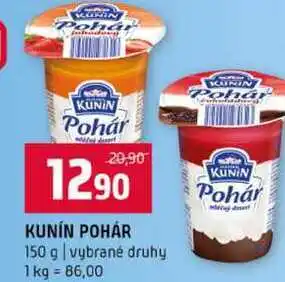 Terno KUNIN POHÁR 150 g vybrané druhy nabídka