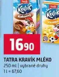 Terno TATRA KRAVÍK MLÉKO 250 ml vybrané druhy nabídka