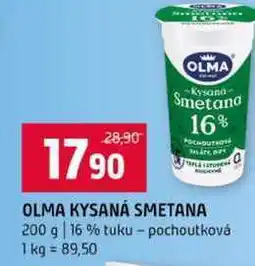 Terno OLMA KYSANÁ SMETANA 200 g 16 % tuku-pochoutková nabídka