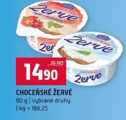 Terno CHOCEŇSKÉ ŽERVÉ 80 g vybrané druhy nabídka