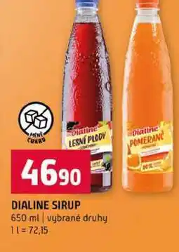 Terno DIALINE SIRUP 650 ml vybrané druhy nabídka