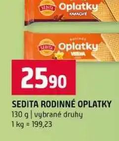 Terno SEDITA RODINNÉ OPLATKY 130 g vybrané druhy nabídka