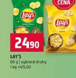 Terno LAY'S 60 g vybrané druhy nabídka