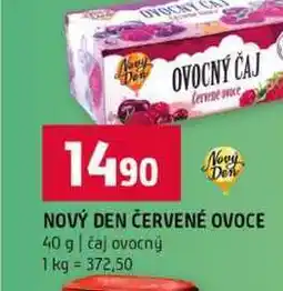 Terno NOVÝ DEN ČERVENÉ OVOCE 40 g čaj ovocný nabídka