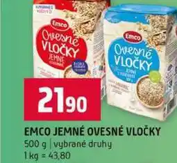 Terno EMCO JEMNÉ OVESNÉ VLOČKY 500 g vybrané druhy nabídka