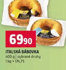 Terno ITALSKÁ BÁBOVKA YOGURT 400 g vybrané druhy nabídka