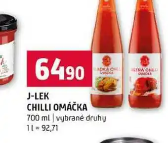 Terno J-LEK CHILLI OMÁČKA 700 ml vybrané druhy nabídka
