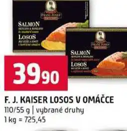 Terno F. J. KAISER LOSOS V OMÁČCE 110/55 g vybrané druhy nabídka