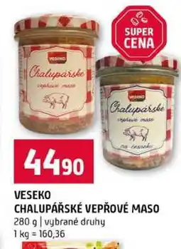 Terno VESEKO CHALUPÁŘSKÉ VEPŘOVÉ MASO 280 g vybrané druhy nabídka