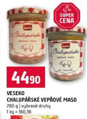 Terno VESEKO CHALUPÁŘSKÉ VEPŘOVÉ MASO 280 g vybrané druhy nabídka