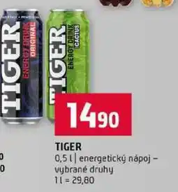 Terno TIGER 0,5l energetický nápoj vybrané druhy nabídka