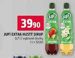 Terno JUPÍ EXTRA HUSTÝ SIRUP 0,7l vybrané druhy nabídka