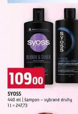 Terno SYOSS 440 ml šampon vybrané druhy nabídka