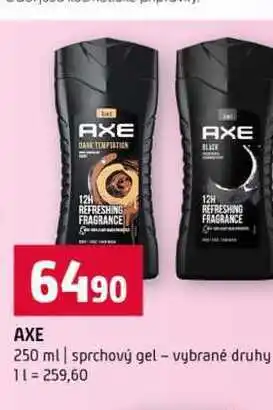 Terno AXE 250 ml sprchový gel vybrané druhy nabídka