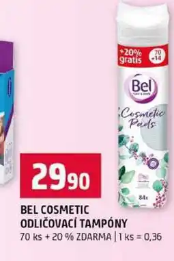 Terno BEL COSMETIC ODLIČOVACÍ TAMPÓNY 70 ks +20% nabídka