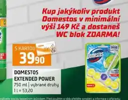 Terno DOMESTOS EXTENDED POWER 750 ml vybrané druhy nabídka