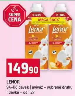 Terno LENOR 94-118 dávek aviváž vybrané druhy nabídka