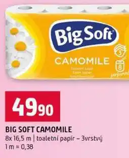 Terno BIG SOFT CAMOMILE 8x 16,5 m toaletní papír 3vrstvý nabídka