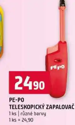 Terno PE-PO TELESKOPICKÝ ZAPALOVAČ 1 ks různé barvy nabídka
