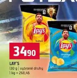 Terno LAY'S 130 g vybrané druhy nabídka