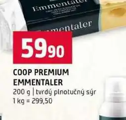 Terno COOP PREMIUM EMMENTALER 200 g tvrdý plnotučný sýr nabídka