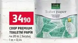 Terno COOP PREMIUM TOALETNÍ PAPÍR 4x 20 m 3vrstvý nabídka
