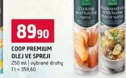 Terno COOP PREMIUM OLEJ VE SPREJI 250 ml vybrané druhy nabídka