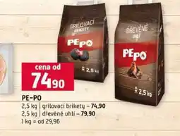 Terno PE-PO 2,5 kg grilovací brikety 2,5 kg dřevěné uhlí nabídka