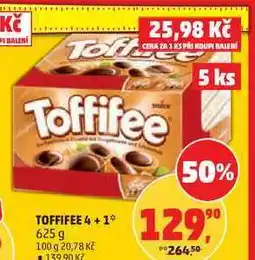 Penny Market TOFFIFEE 4 + 1, 625 g nabídka