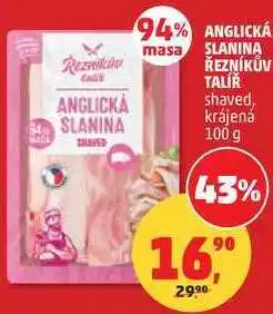 Penny Market ANGLICKÁ SLANINA ŘEZNÍKŮV TALÍŘ shaved, krájená nabídka