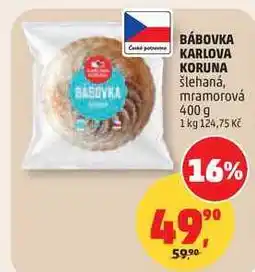 Penny Market BAROVKA BÁBOVKA KARLOVA KORUNA šlehaná, mramorová nabídka