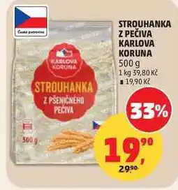 Penny Market STROUHANKA Z PEČIVA KARLOVA KORUNA nabídka