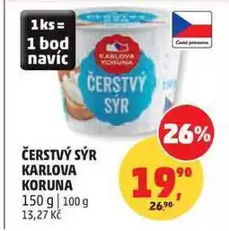 Penny Market ČERSTVÝ SÝR KARLOVA KORUNA nabídka