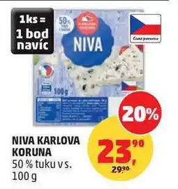 Penny Market NIVA KARLOVA KORUNA 50% tuku vs nabídka
