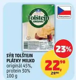 Penny Market TOLŠTEJN PLÁTKY MILKO originál 45% nabídka