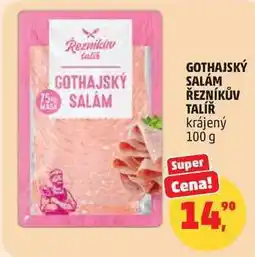 Penny Market GOTHAJSKÝ SALÁM ŘEZNÍKŮV TALÍŘ krájený nabídka