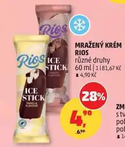 Penny Market MRAŽENÝ KRÉM RIOS různé druhy nabídka