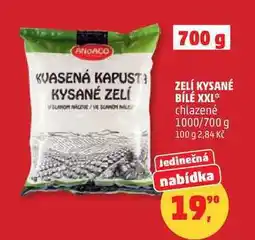 Penny Market ZELÍ KYSANÉ BÍLÉ XXL chlazené, 1000/700 g nabídka
