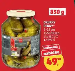 Penny Market OKURKY PENNY 9-12 cm, 1550/850 g nabídka
