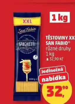 Penny Market TĚSTOVINY XXI SAN FABIO různé druhy nabídka