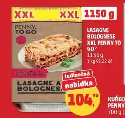 Penny Market LASAGNE BOLOGNES XXL PENNY TO GO nabídka