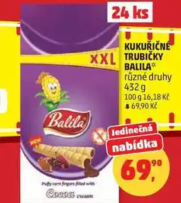Penny Market KUKUŘIČNÉ XXL TRUBIČKY BALILA různé druhy nabídka