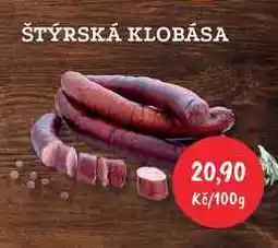 RABBIT řeznictví ŠTÝRSKÁ KLOBÁSA nabídka
