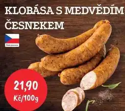 RABBIT řeznictví KLOBÁSA S MEDVĚDÍM ČESNEKEM nabídka