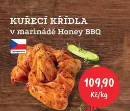 RABBIT řeznictví KUŘECÍ KŘÍDLA v marinádě Honey BBQ nabídka