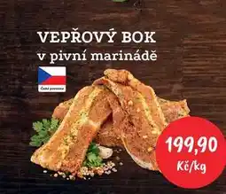 RABBIT řeznictví VEPŘOVÝ BOK v pivní marinádě nabídka